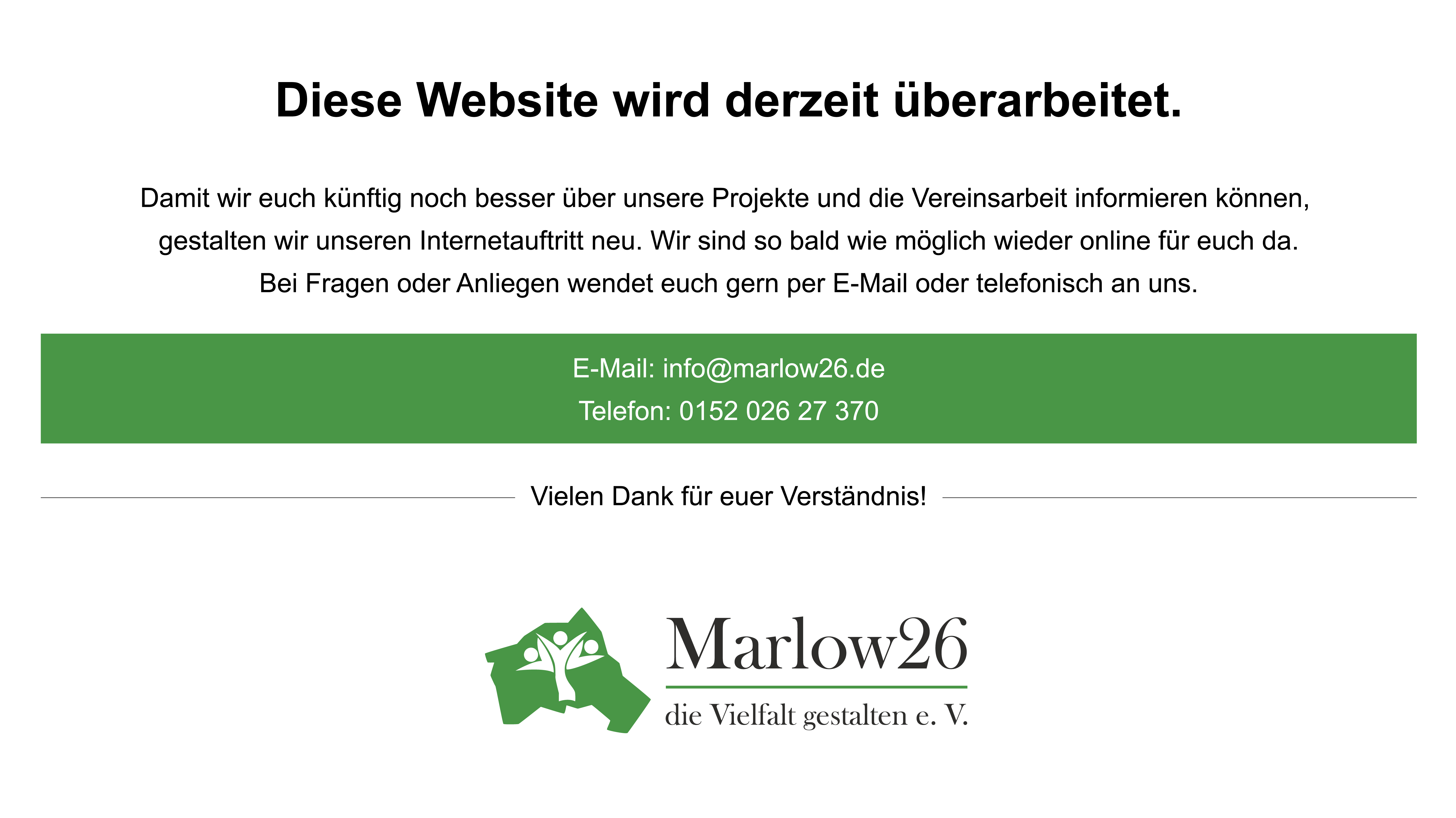 Informationen zum WebsiteRelaunch