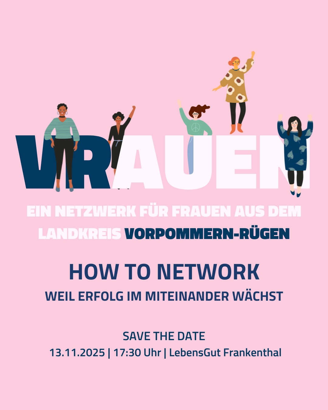 Plakat - Netzwerktreffen für Frauen - VRAUEN