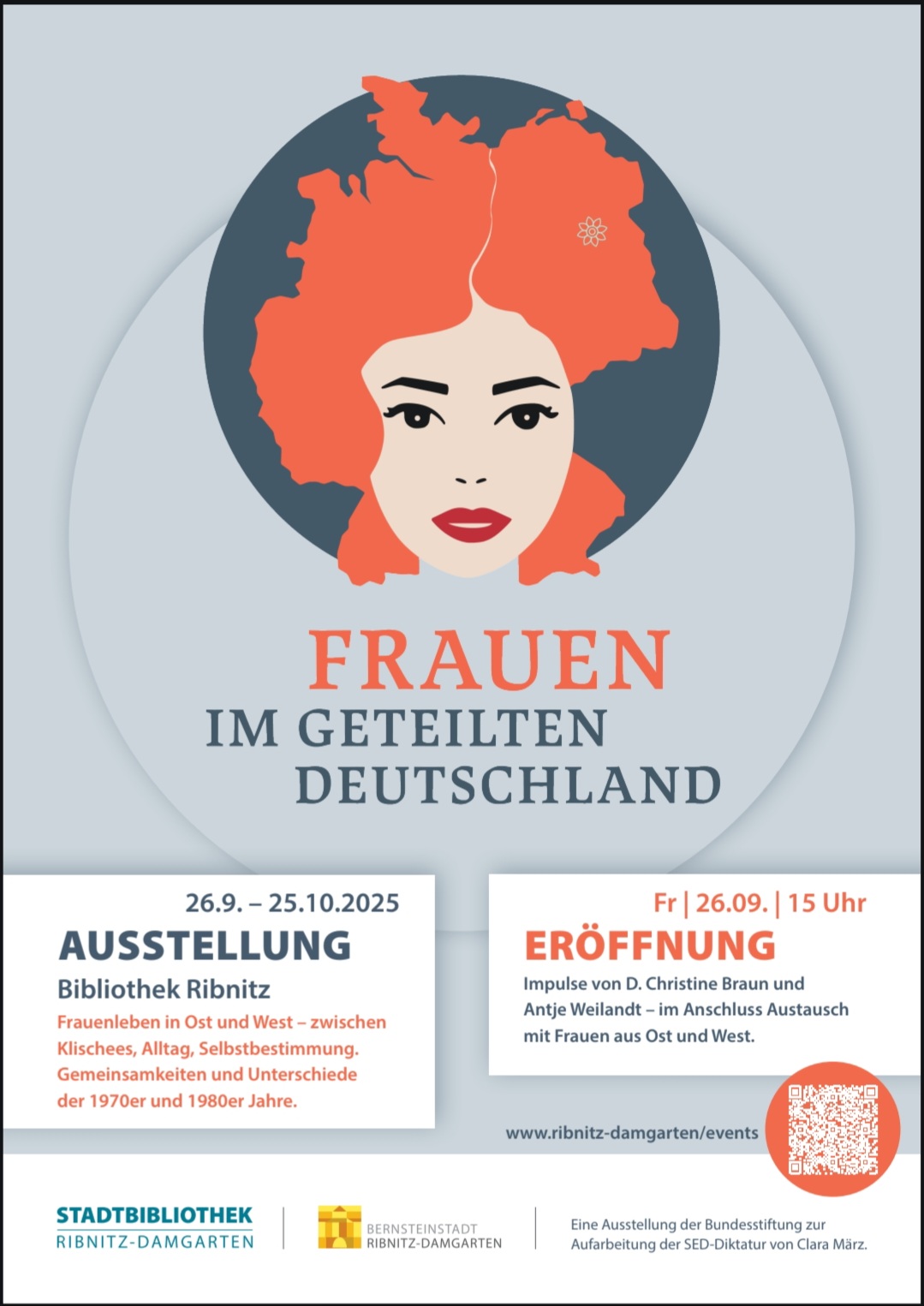 Frauen im geteilten Deutschland - Veranstaltungsplakat