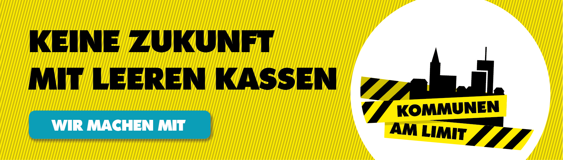 Kampagnenbanner - Kommunen am Limit