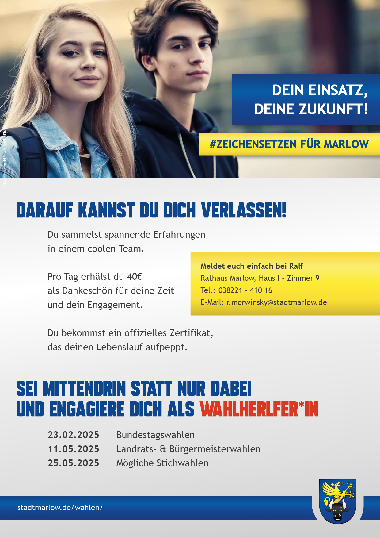 Wahlhelfer werden